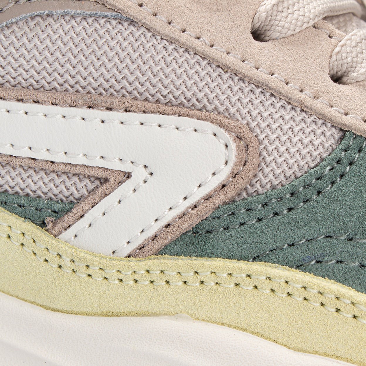 Glide | Light Bone/Off White/Leaf Green | Women - HUB Footwear