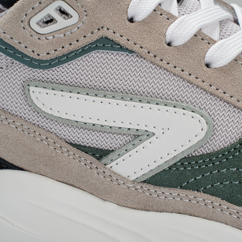 Glide | Light Bone/Off White/Sage Green | Men - hubfootwear