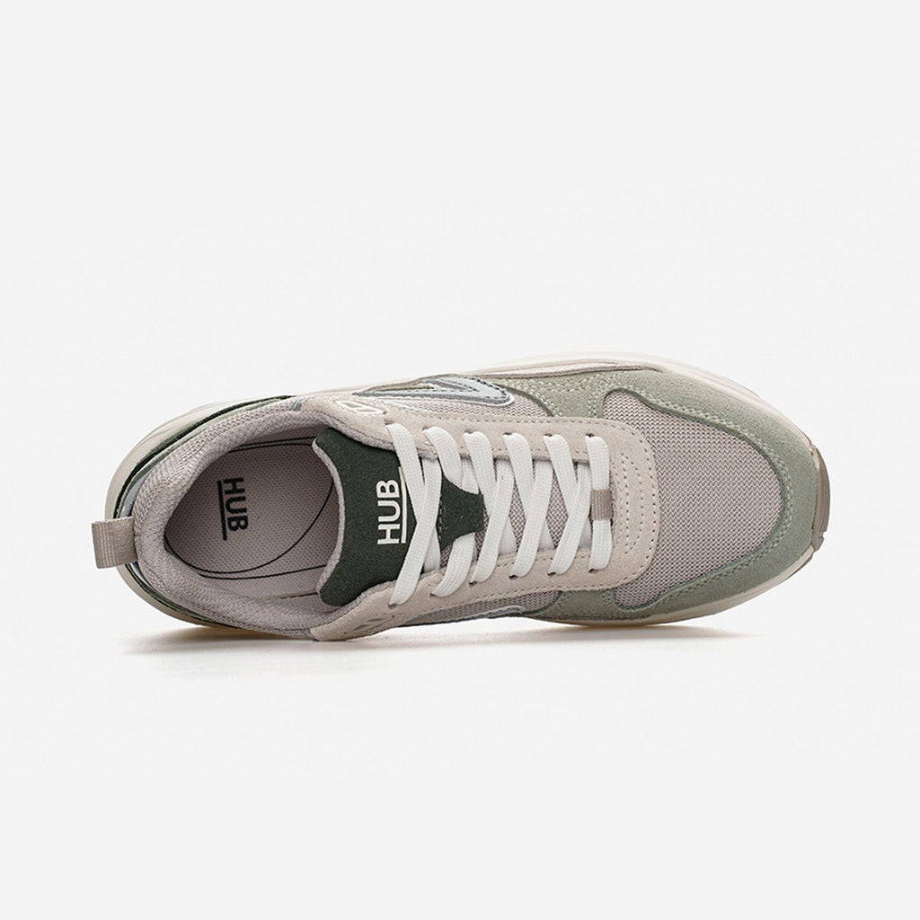 Glide | Light Bone/Sage Green | Women - hubfootwear