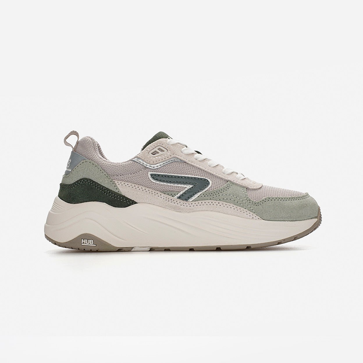 Glide | Light Bone/Sage Green | Women - hubfootwear