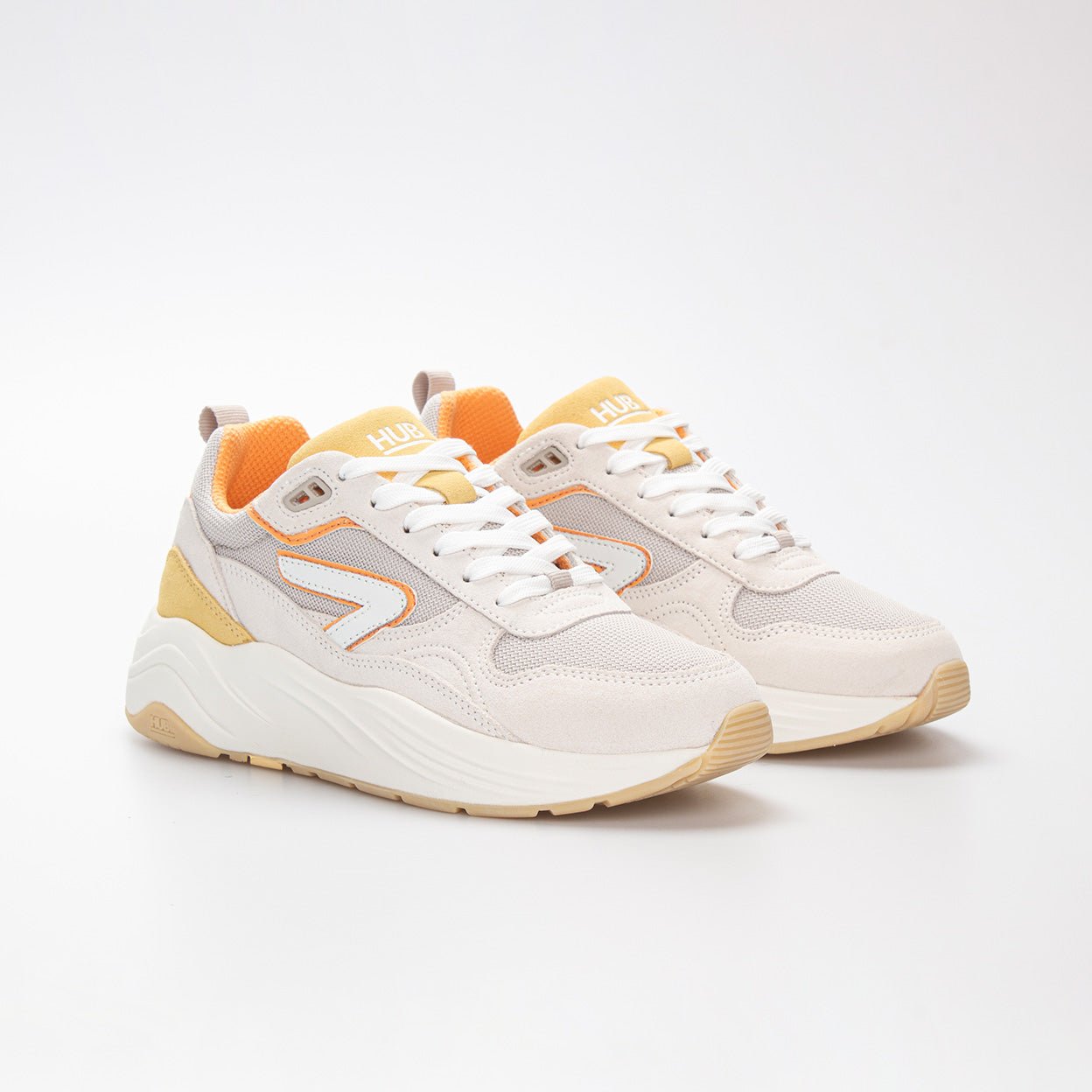 Glide | Light Bone/White/Papaya | Women - HUB Footwear