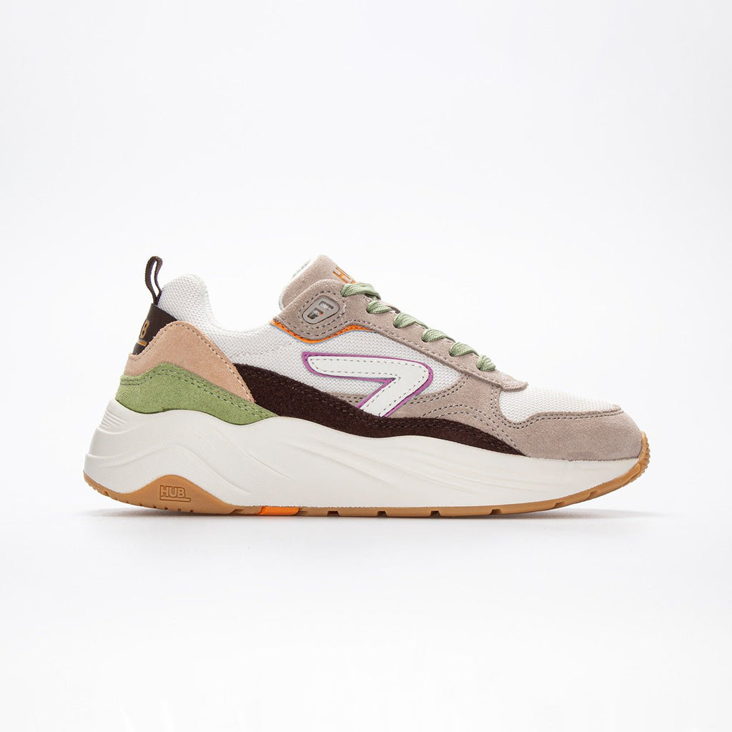 Glide | Off White/Beige/Avocado | Women - HUB Footwear