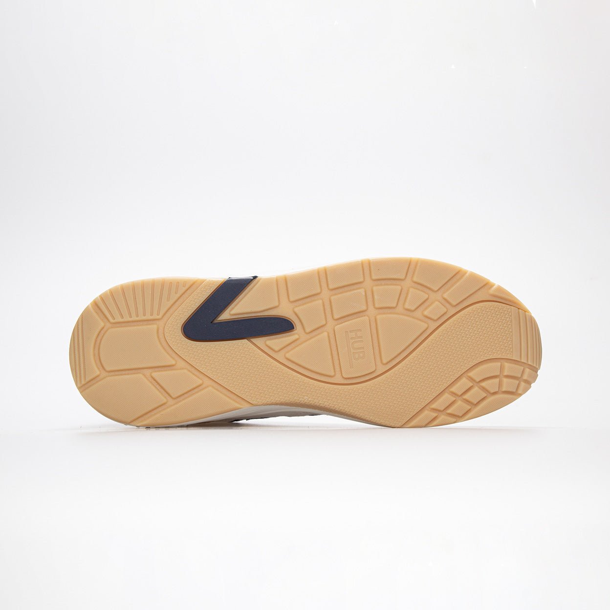 Glide | Off White/Navy/Oak | Men - HUB Footwear