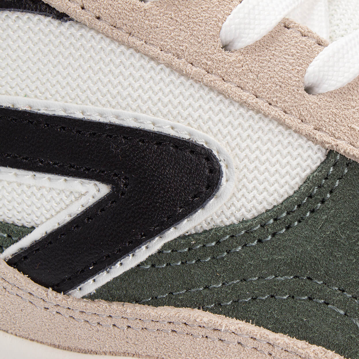 Glide | White/Black/Sage Green | Men - HUB Footwear