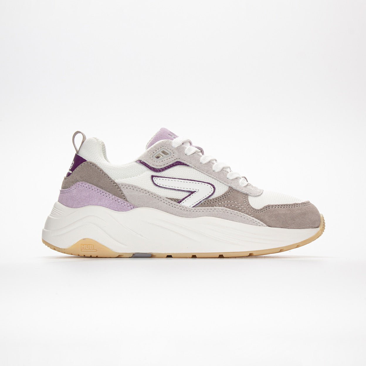Glide | White/Dusted Grape/Neutral Grey | Women - HUB Footwear
