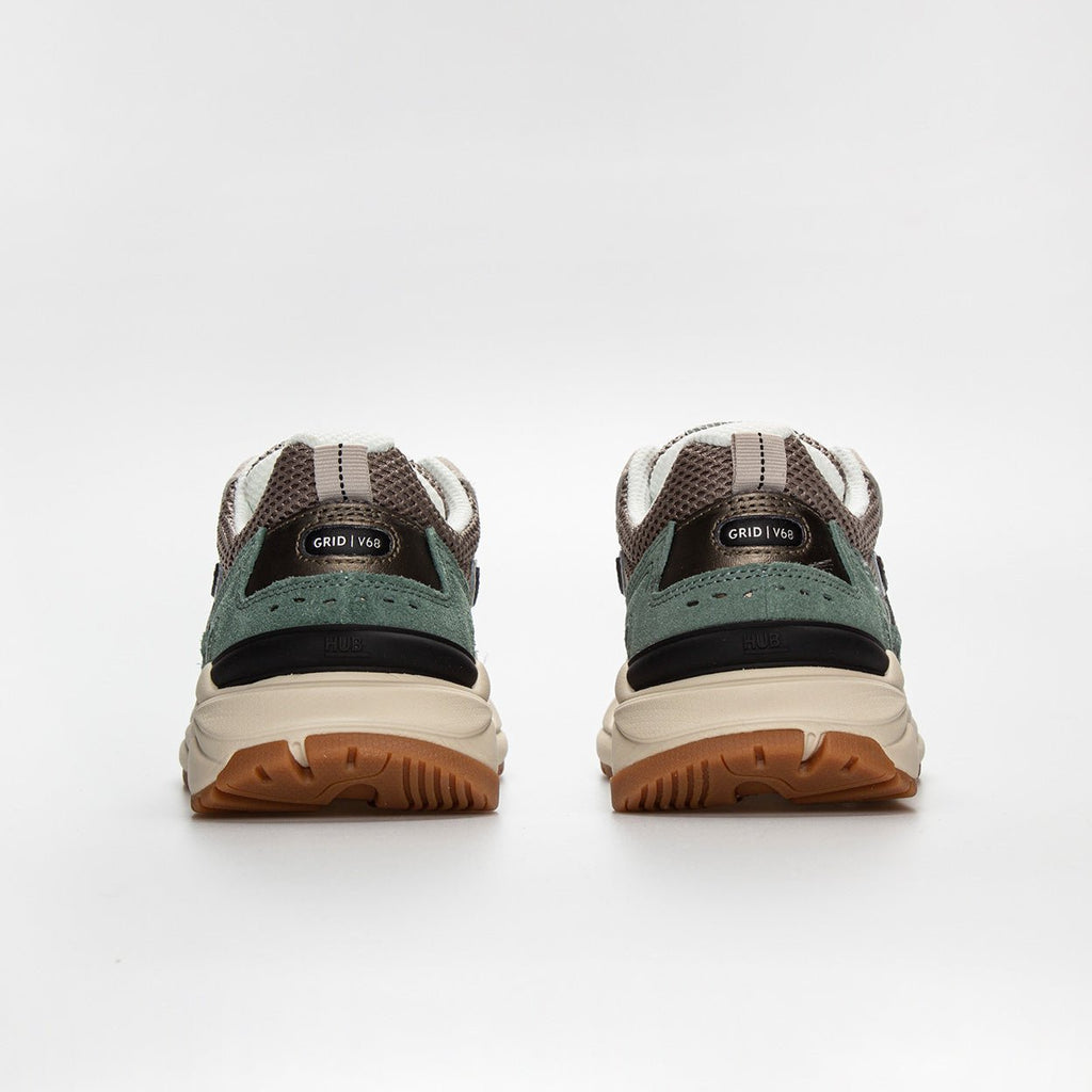 Grid | Almond Brown/Antique Bronze | Women - HUB Footwear