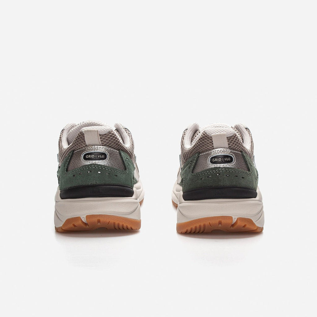 Grid | Almond Brown/Vintage Silver/Sage Green | Men - hubfootwear