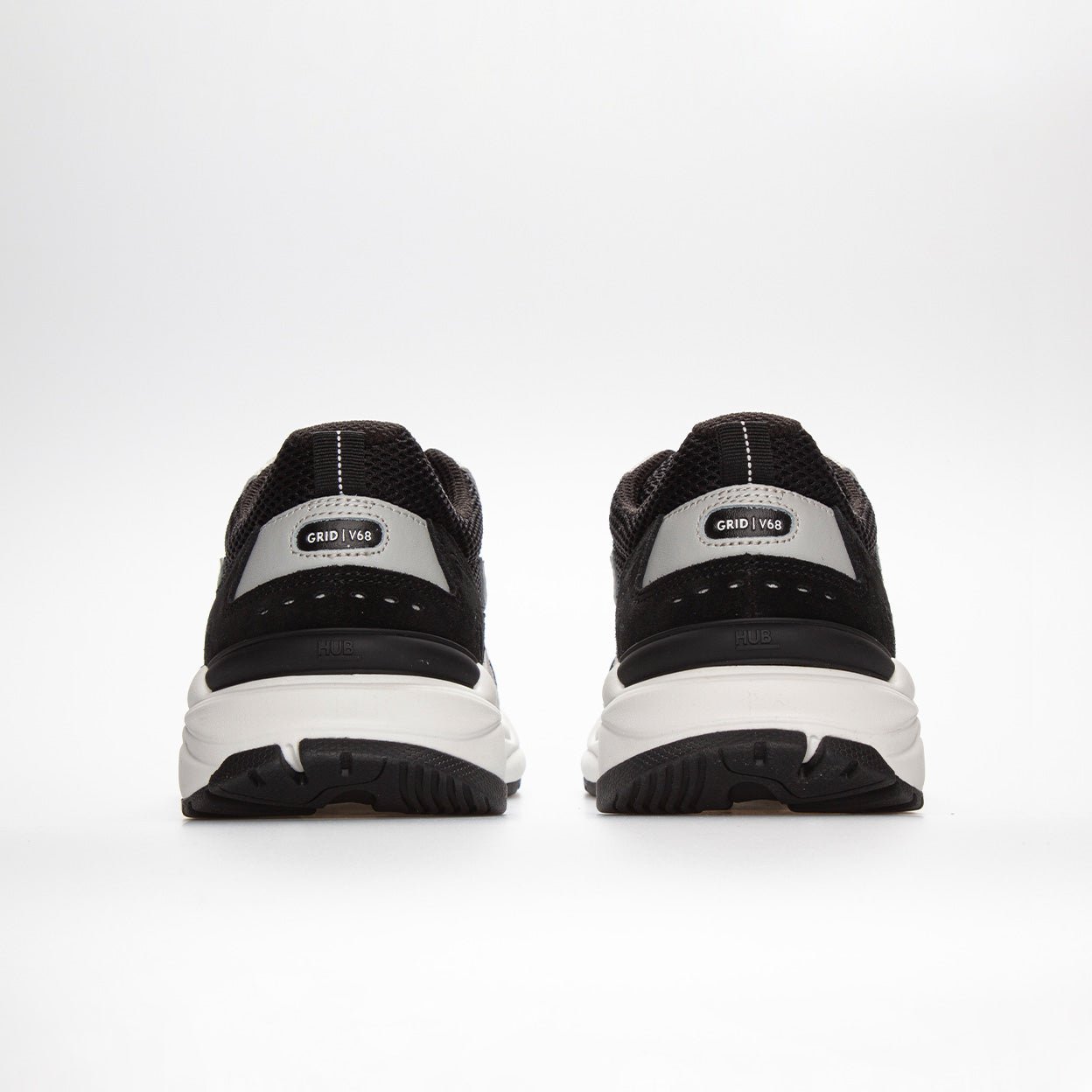 Grid | Black/White | Men - HUB Footwear