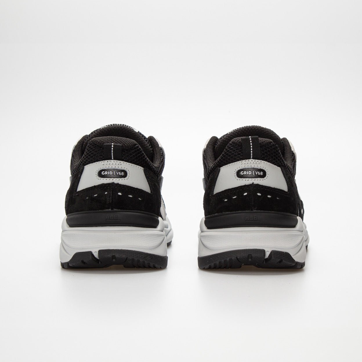 Grid | Black/White/Ice | Men - HUB Footwear