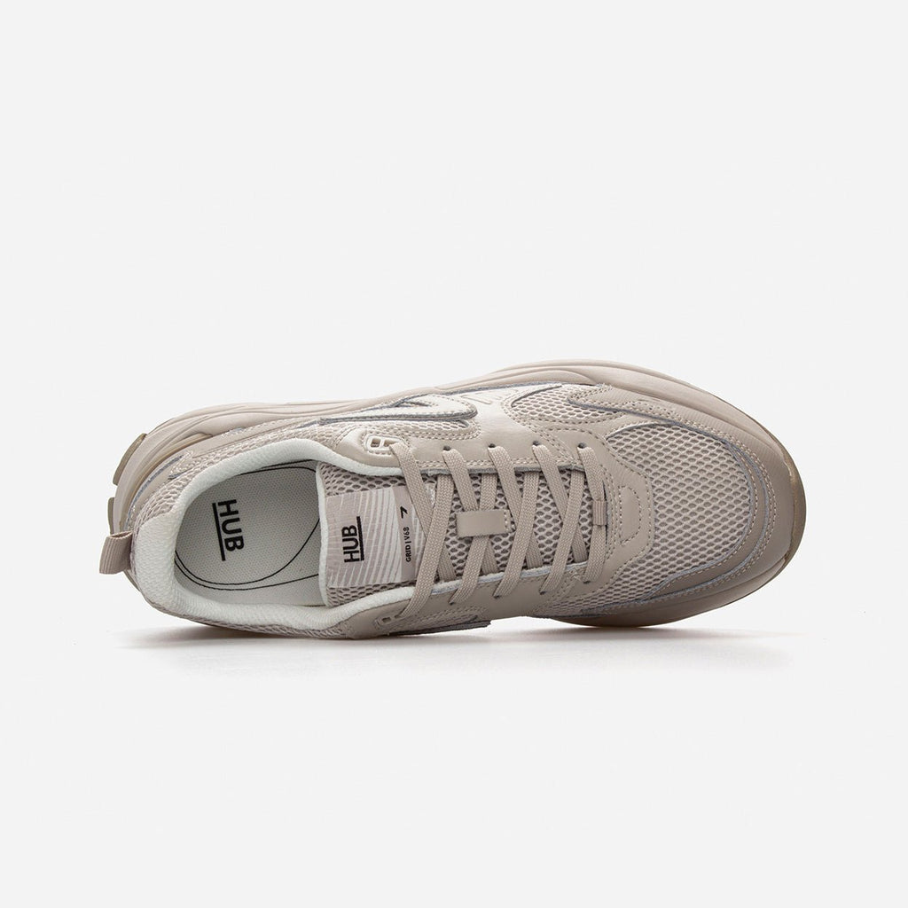 Grid | Light Bone/Bone | Men - hubfootwear