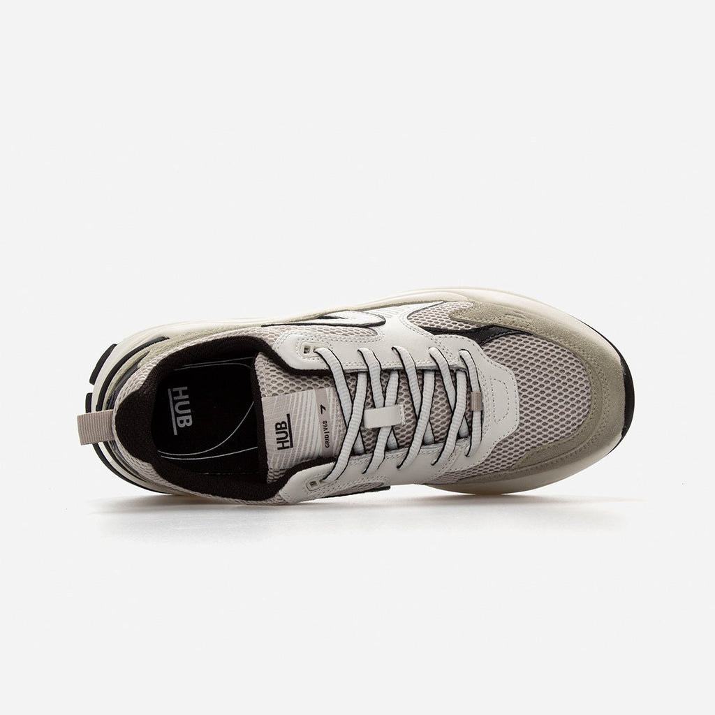 Grid | Light Bone/Off White/Abbystone | Men - hubfootwear