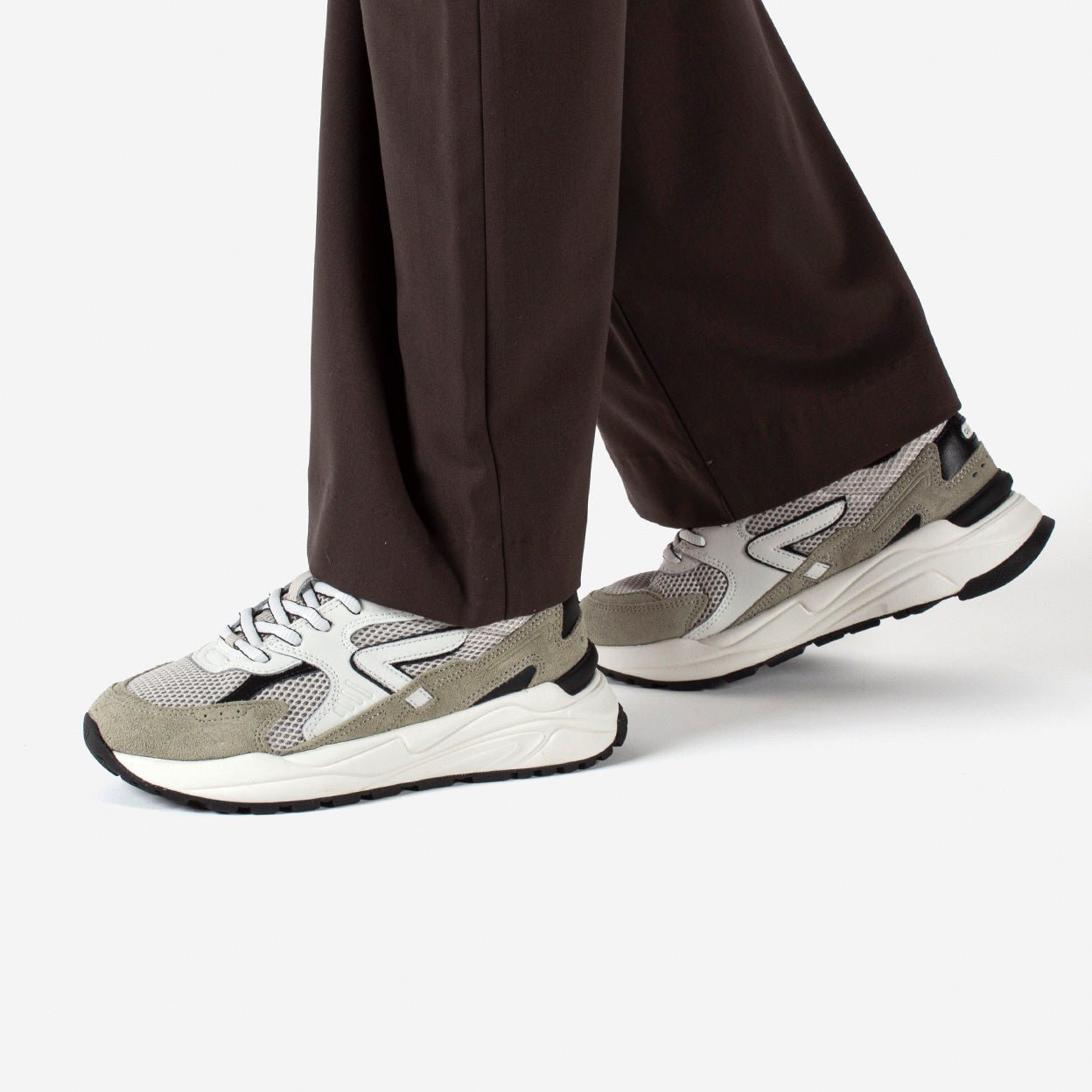 Grid | Light Bone/Off White/Abbystone | Women - hubfootwear