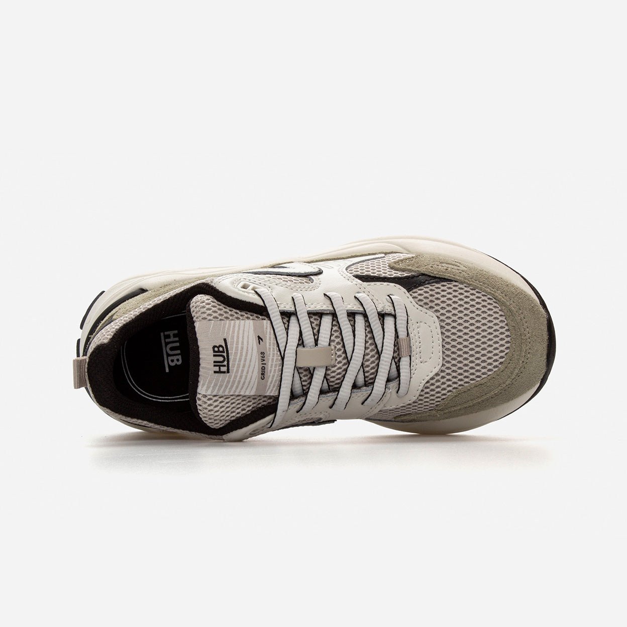 Grid | Light Bone/Off White/Abbystone | Women - hubfootwear