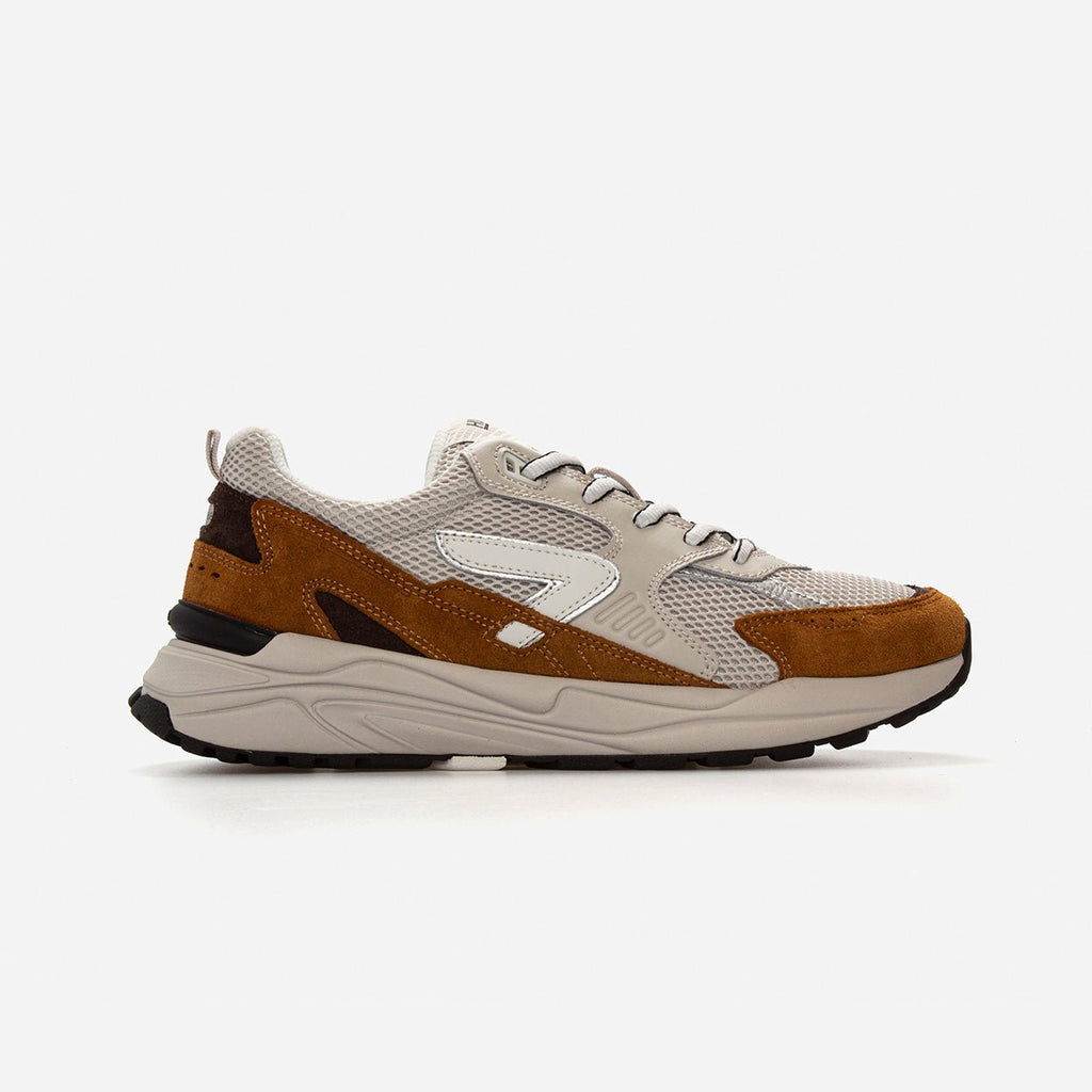 Grid | Light Bone/Off White/Cognac | Men - hubfootwear