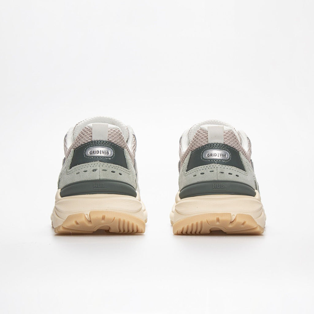 Grid | Light Bone/Off White/Cucumber | Women - HUB Footwear