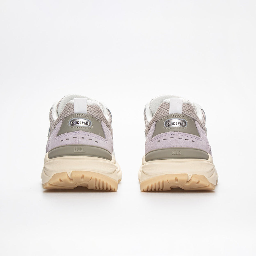 Grid | Light Bone/Silver/Lilac | Women - HUB Footwear
