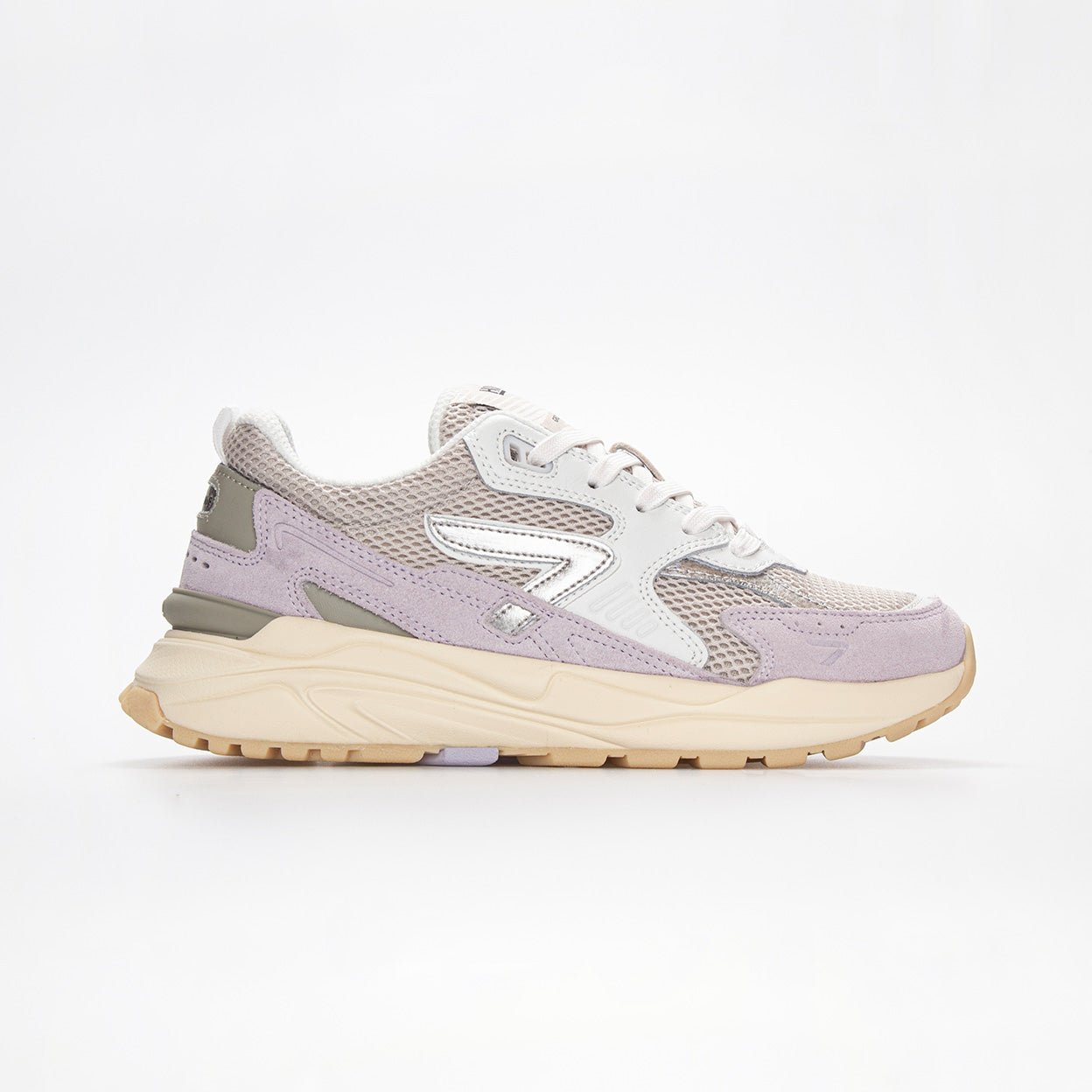 Grid | Light Bone/Silver/Lilac | Women - HUB Footwear