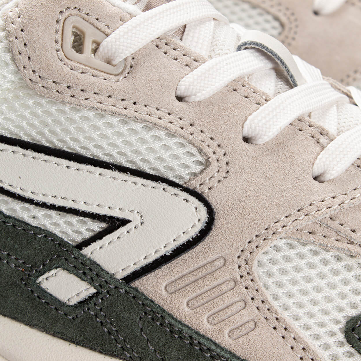 Grid | Off White/Sage Green | Men - HUB Footwear