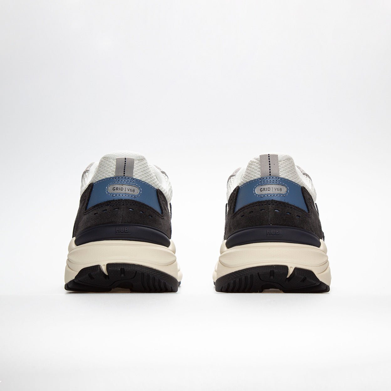 Grid | White/Navy/Elemental Blue | Men - HUB Footwear