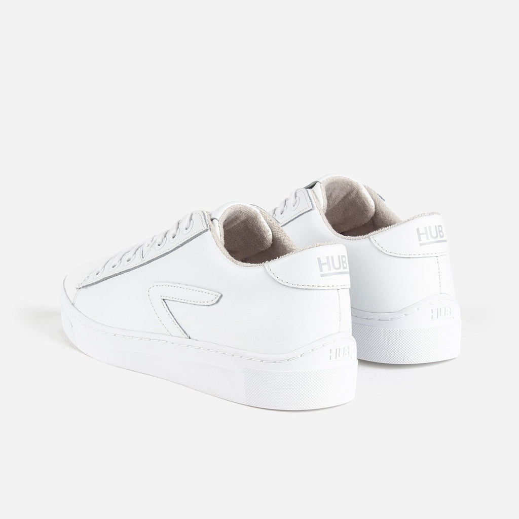 Hook | White/White | Women - HUB Footwear