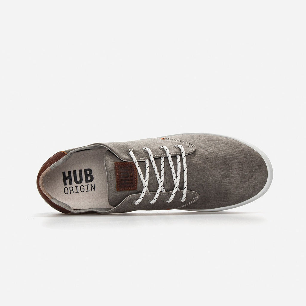 HUB Chucker | Greyish/Cognac/White | Men