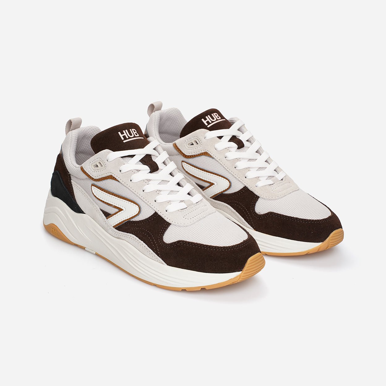HUB Glide | Light Bone/Dark Coffee | Men