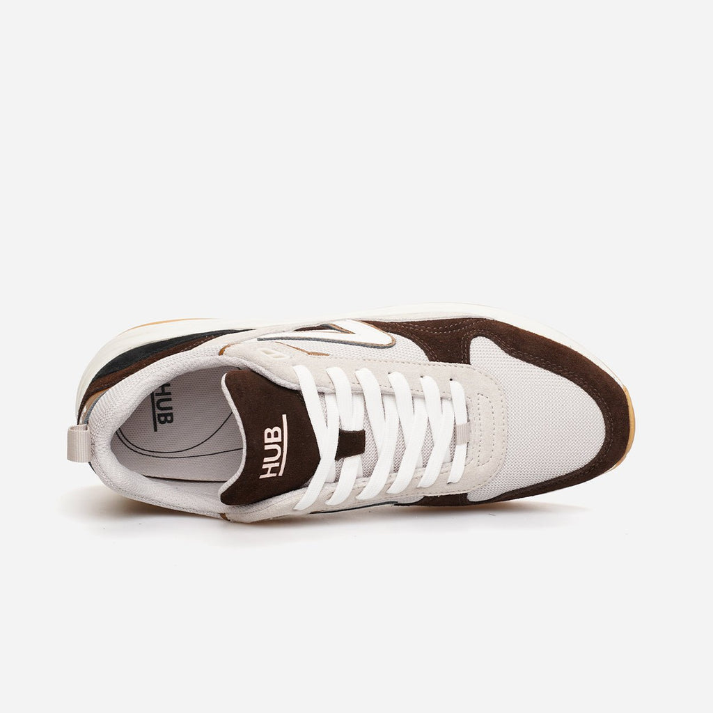 HUB Glide | Light Bone/Dark Coffee | Men