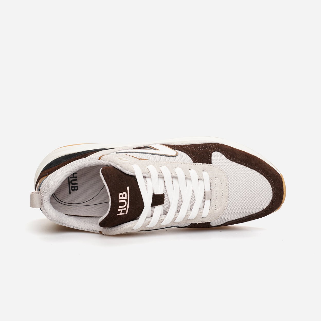 HUB Glide | Light Bone/Dark Coffee | Men