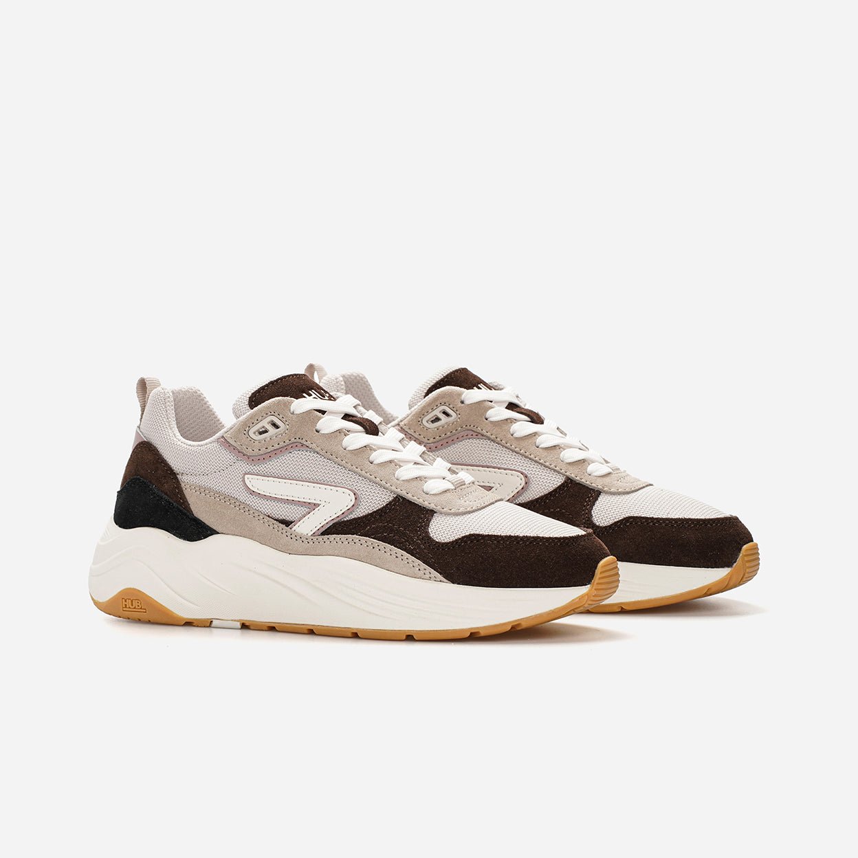 HUB Glide | Light Bone/Dark Coffee | Women