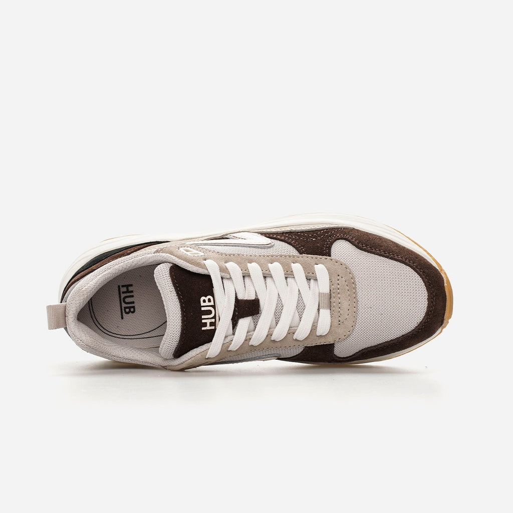 HUB Glide | Light Bone/Dark Coffee | Women