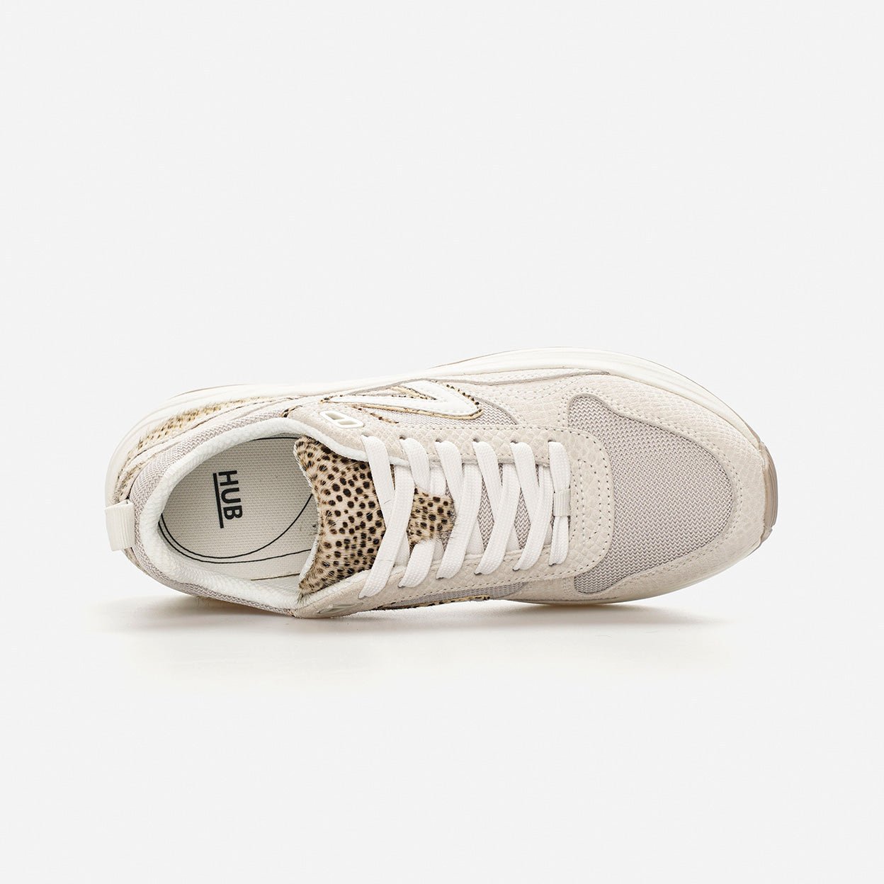 HUB Glide | Light Bone/Off White/Cheetah | Women - metafield_custom.shoe_type in metafield_custom.web_color