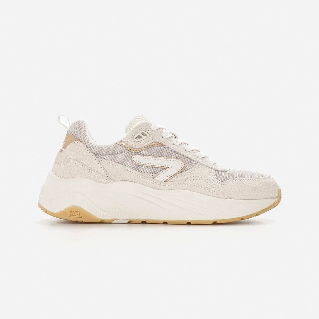 HUB Glide | Light Bone/Off White/Snake | Women - metafield_custom.shoe_type in metafield_custom.web_color