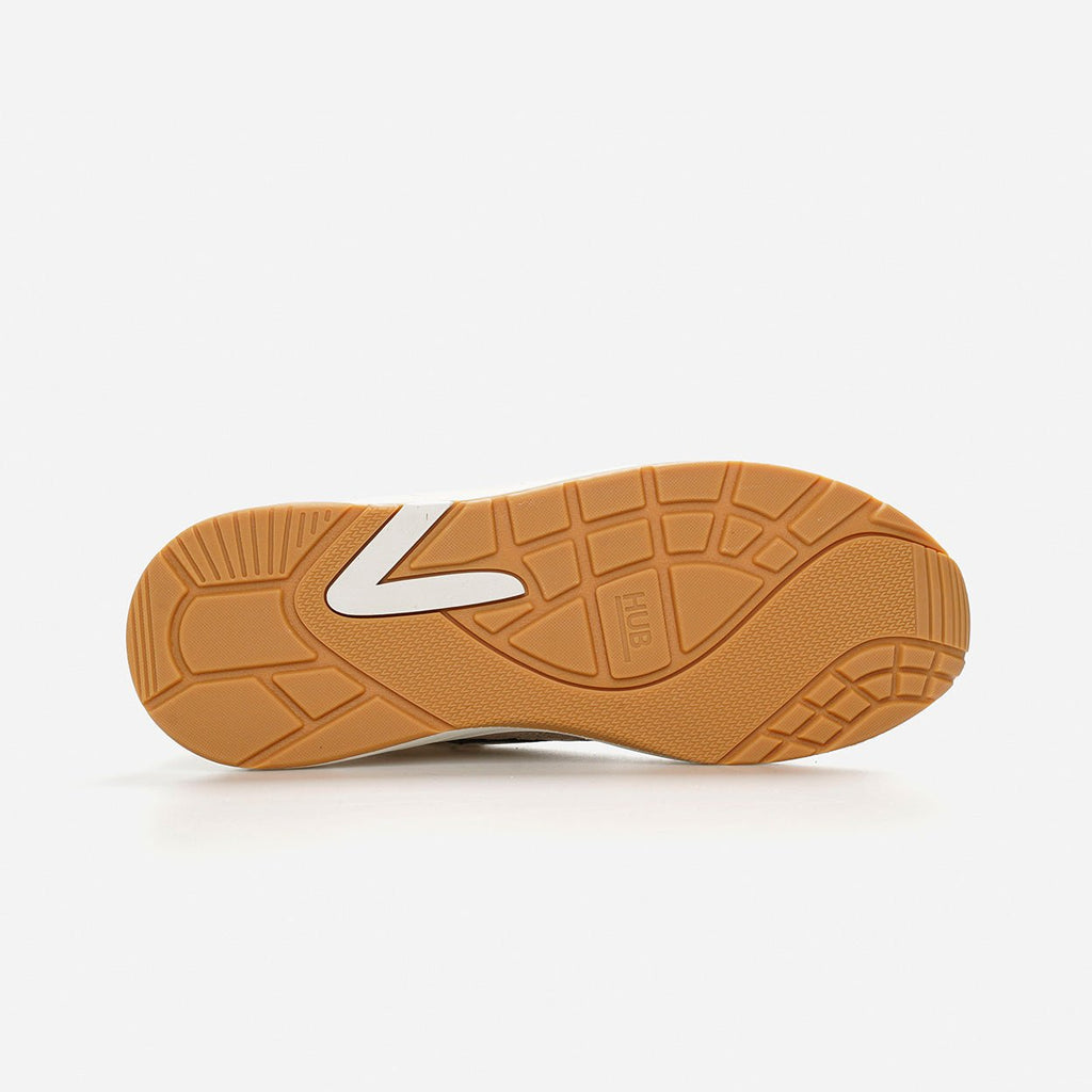 HUB Glide | Off White/Cognac/Dark Coffee | Men - metafield_custom.shoe_type in metafield_custom.web_color