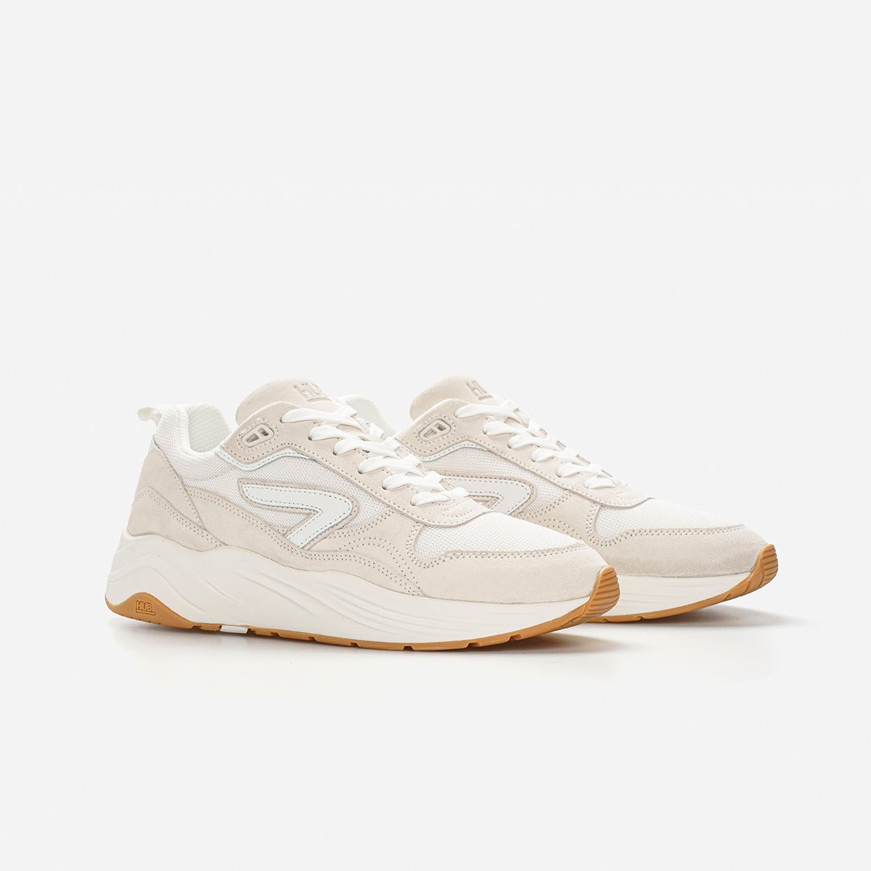 HUB Glide | Off White/White | Men - metafield_custom.shoe_type in metafield_custom.web_color