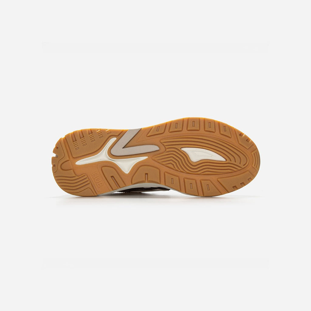 HUB Grid | Almond Brown/Dark Coffee | Men