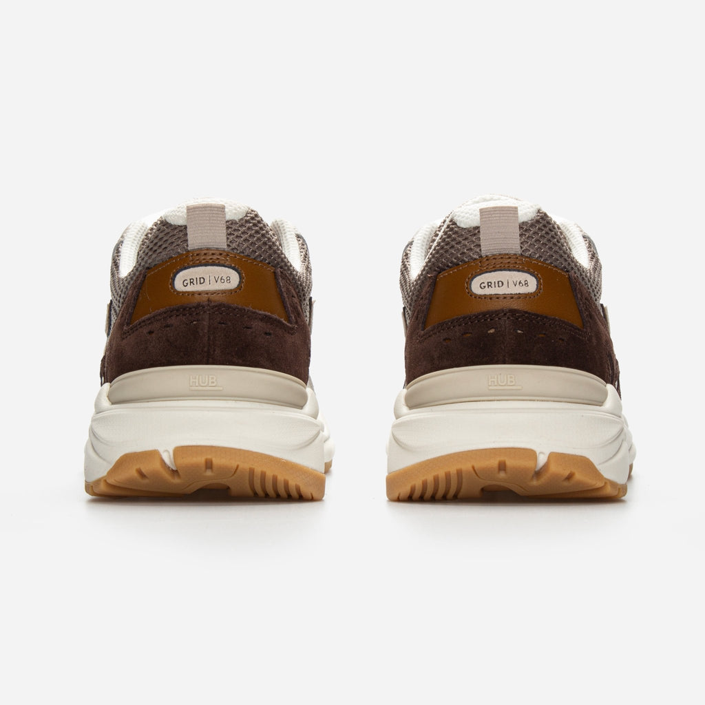 HUB Grid | Almond Brown/Dark Coffee | Men