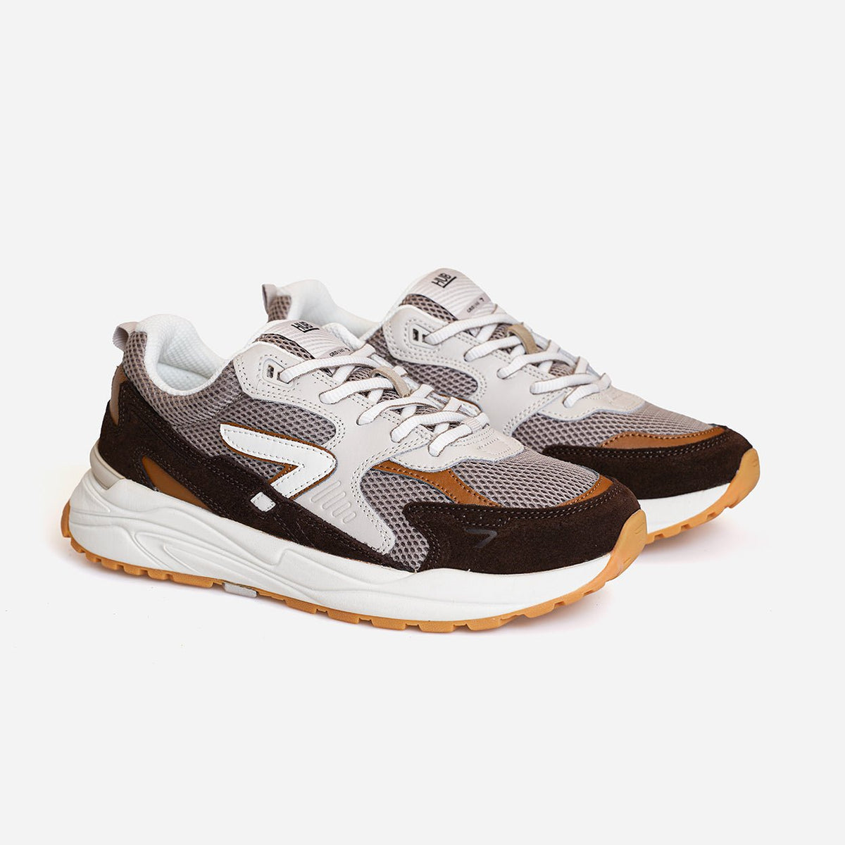 HUB Grid | Almond Brown/Dark Coffee | Men