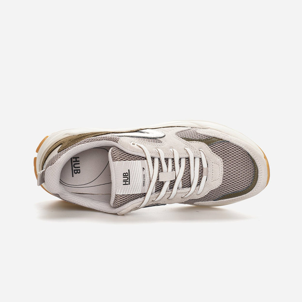 HUB Grid | Almond Brown/Dark-Olive | Men