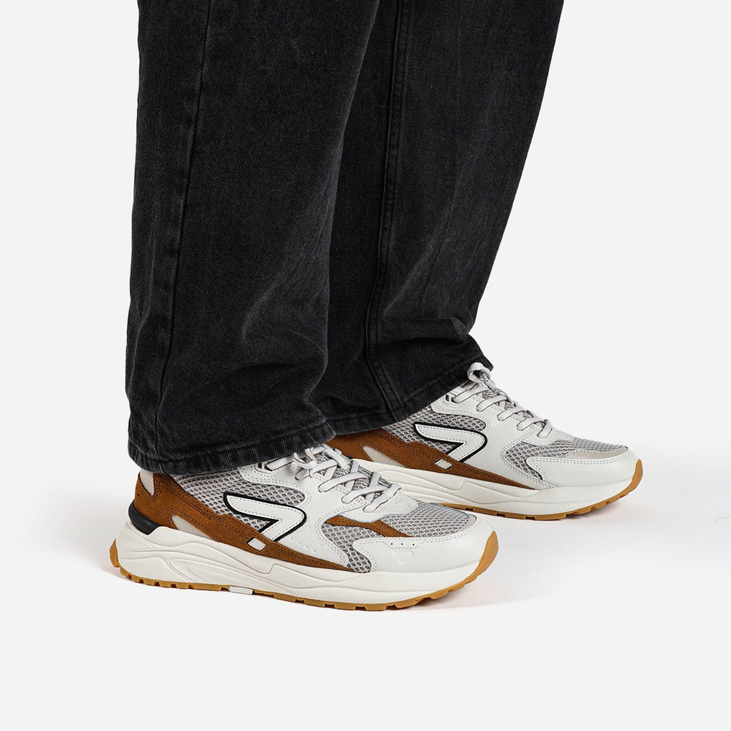 HUB Grid | Almond Brown/Off White/Cognac | Men - metafield_custom.shoe_type in metafield_custom.web_color