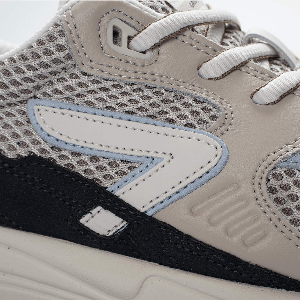 HUB Grid | Almond Brown/Off White/Navy | Men