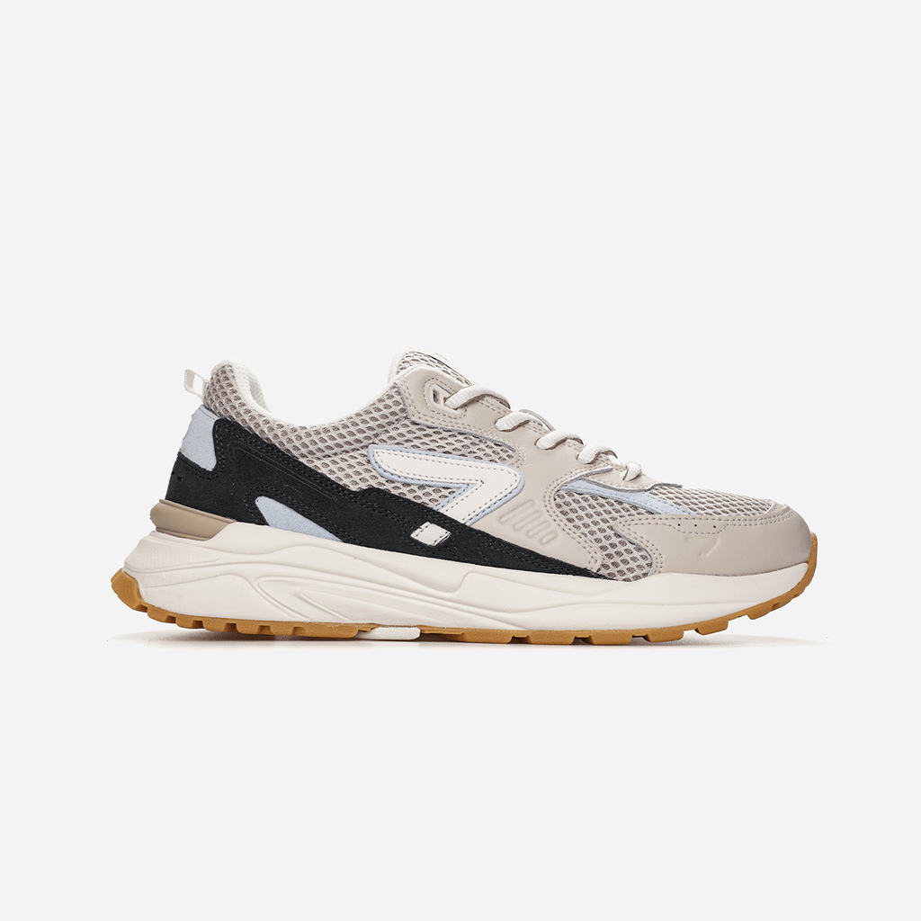 HUB Grid | Almond Brown/Off White/Navy | Men