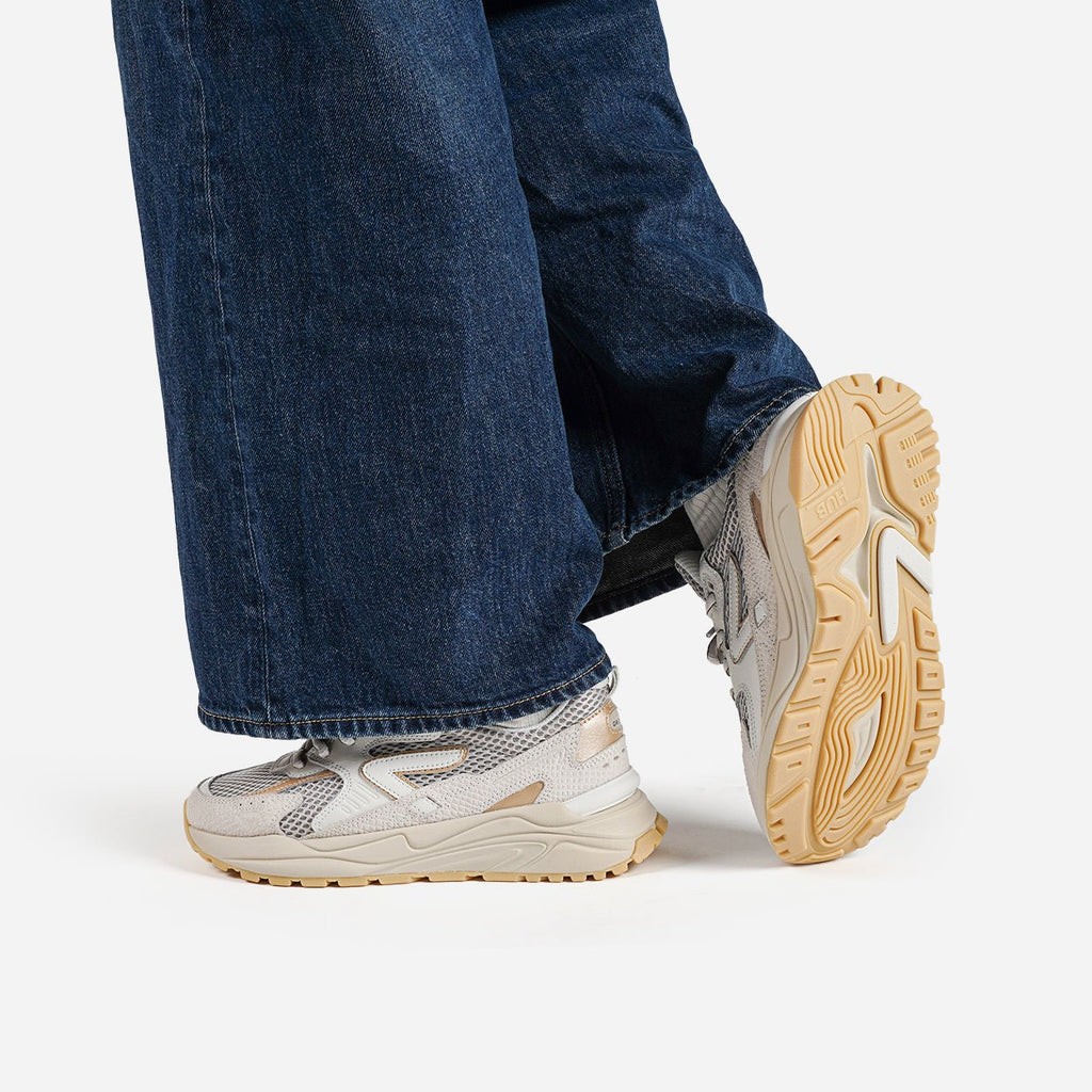 HUB Grid | Almond Brown/Off White/Snake | Women - metafield_custom.shoe_type in metafield_custom.web_color