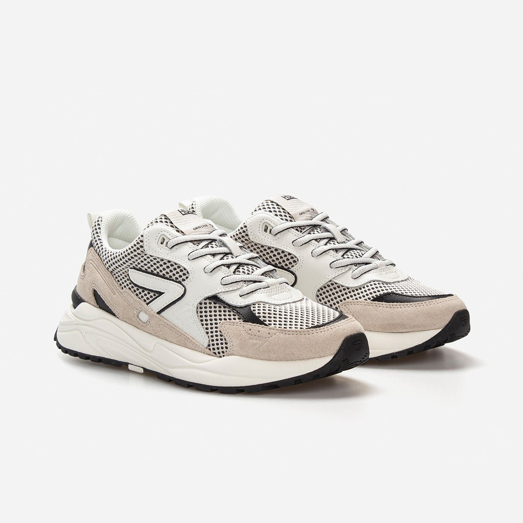 HUB Grid | Black/Off White/Light Bone | Men