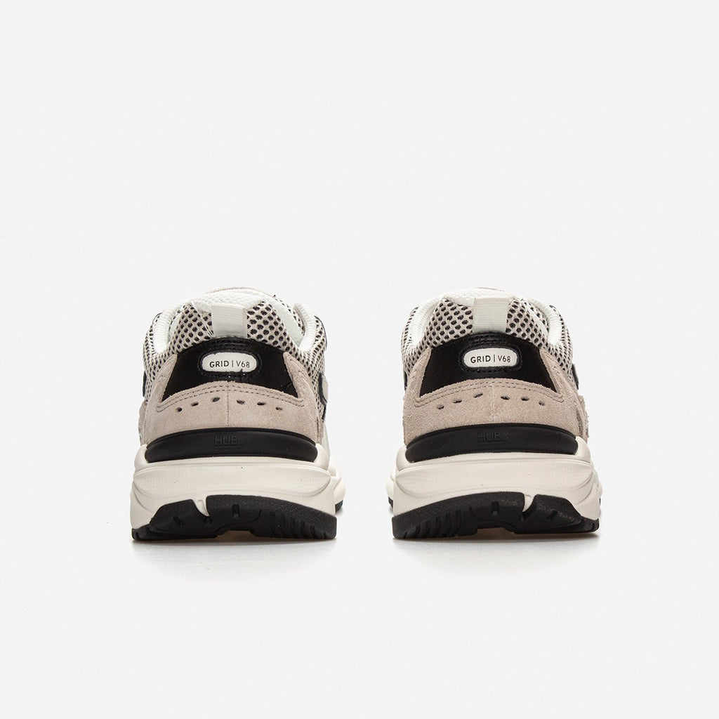 HUB Grid | Black/Off White/Light Bone | Men