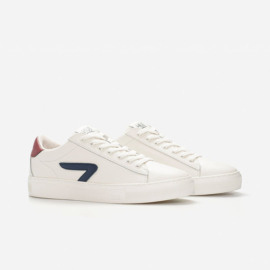 HUB Hook | Off White/Navy/Gravel | Men - metafield_custom.shoe_type in metafield_custom.web_color