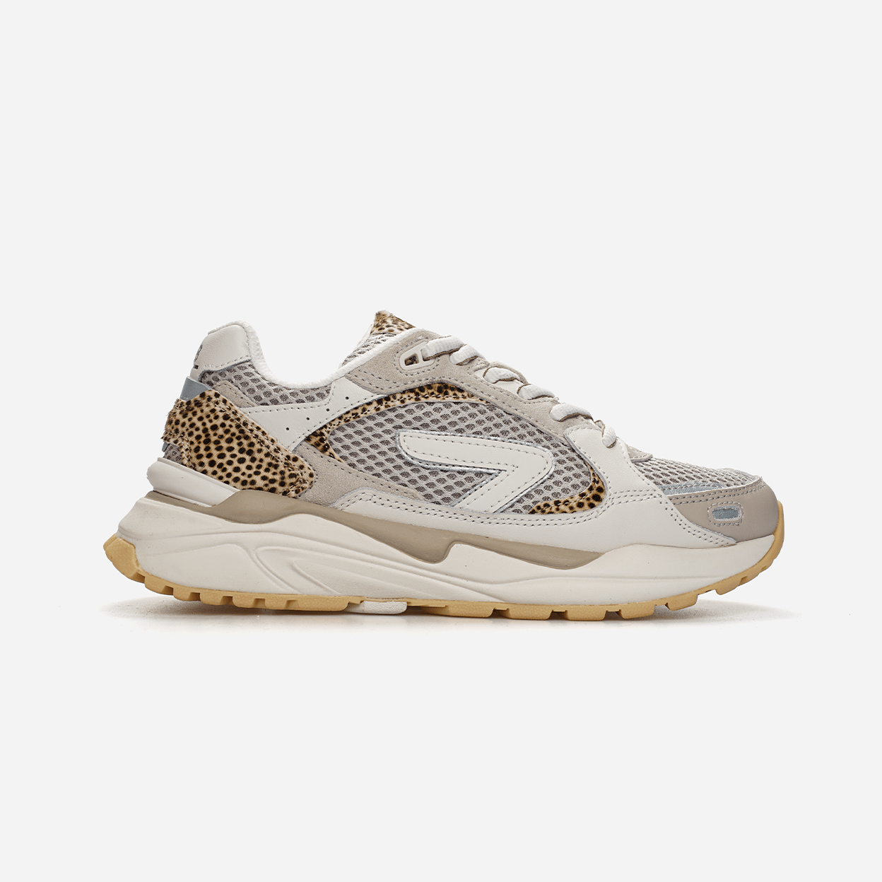HUB Slam | Almond Brown/Off White/Cheetah | Women