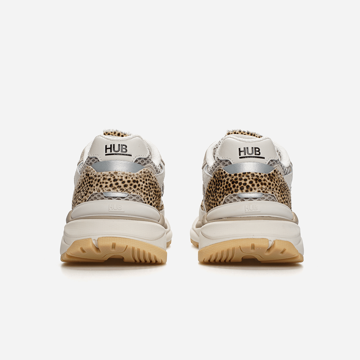 HUB Slam | Almond Brown/Off White/Cheetah | Women
