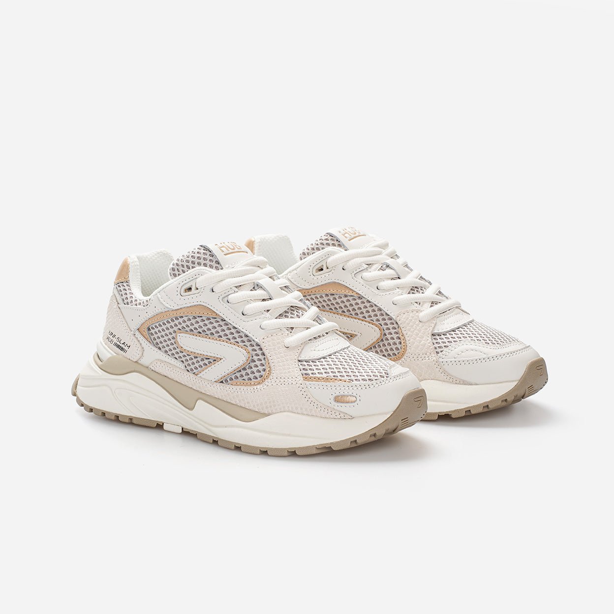 HUB Slam | Almond Brown/Off White/Snake | Women
