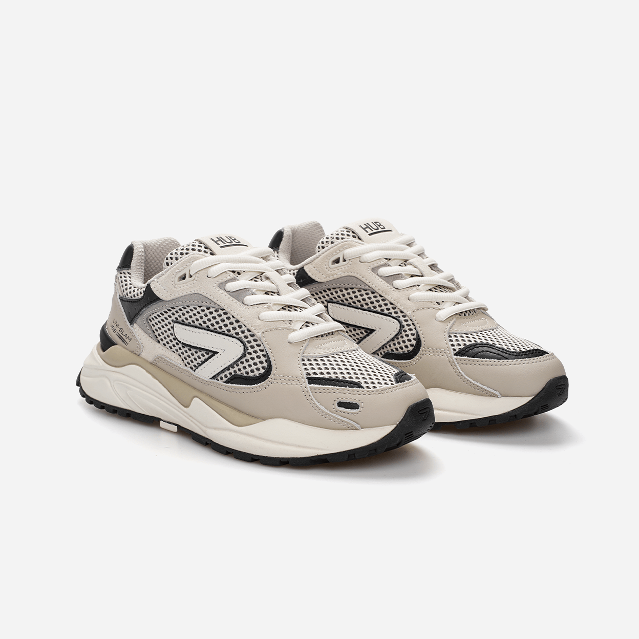 HUB Slam | Black/Off White/Light Bone | Women