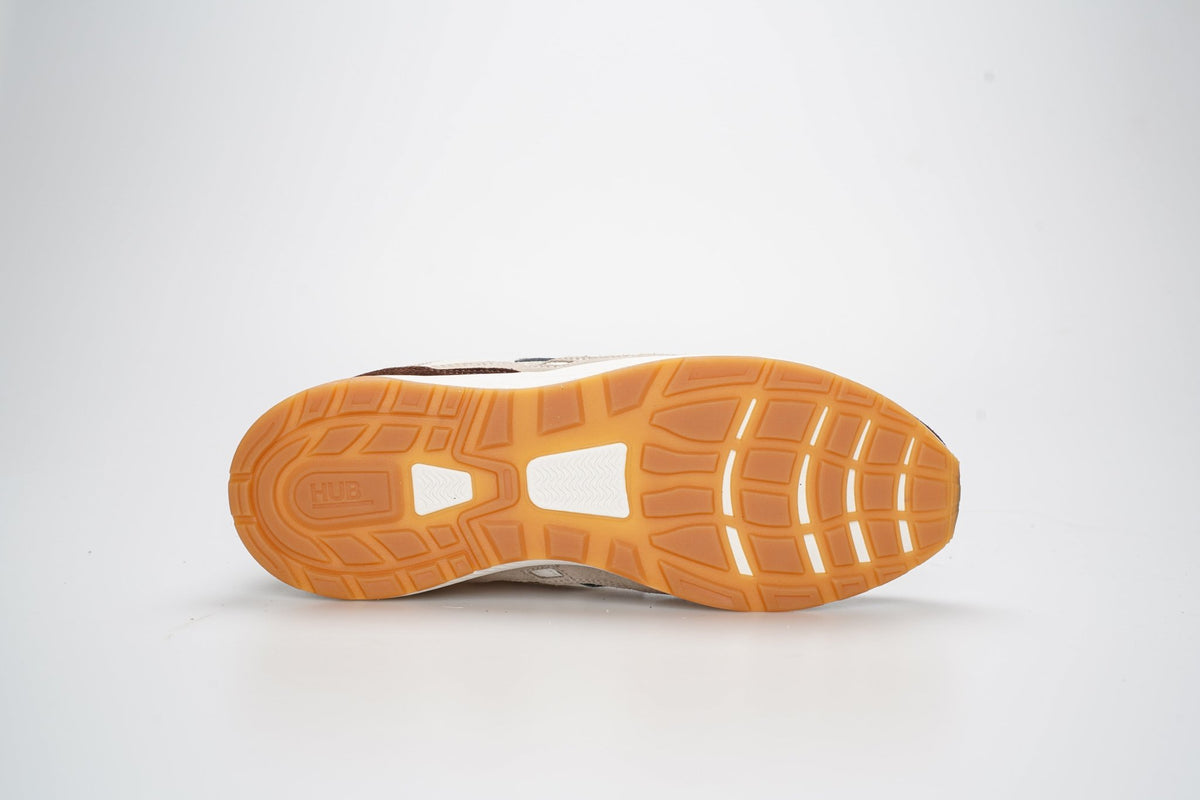 HUB Wave | Bone/Off Wht/Dark Coffee/Off Wht-Lt Gum | Men